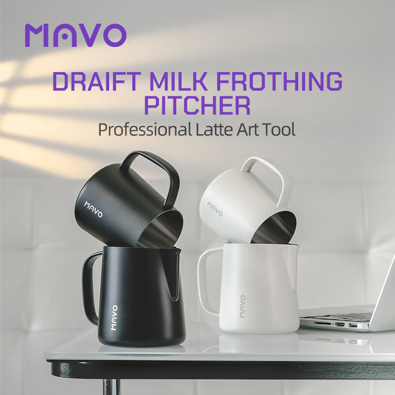 MAVO COFFEE OFFICIAL DRAIFT MILK FROTHING MILK FROTHING TOOLS