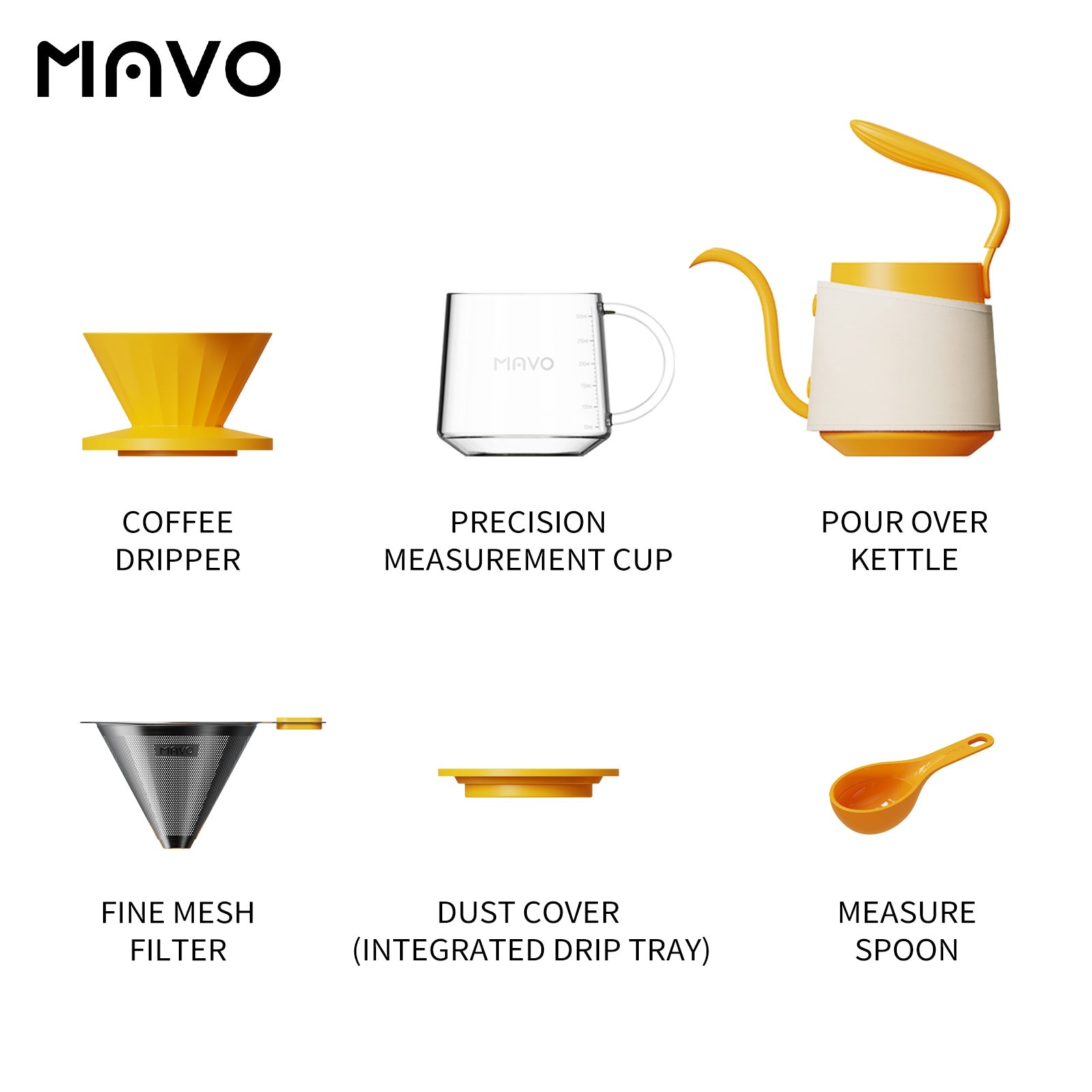 MAVO COFFEE OFFICIAL LITTLE WHALE POUR OVER SET SETS