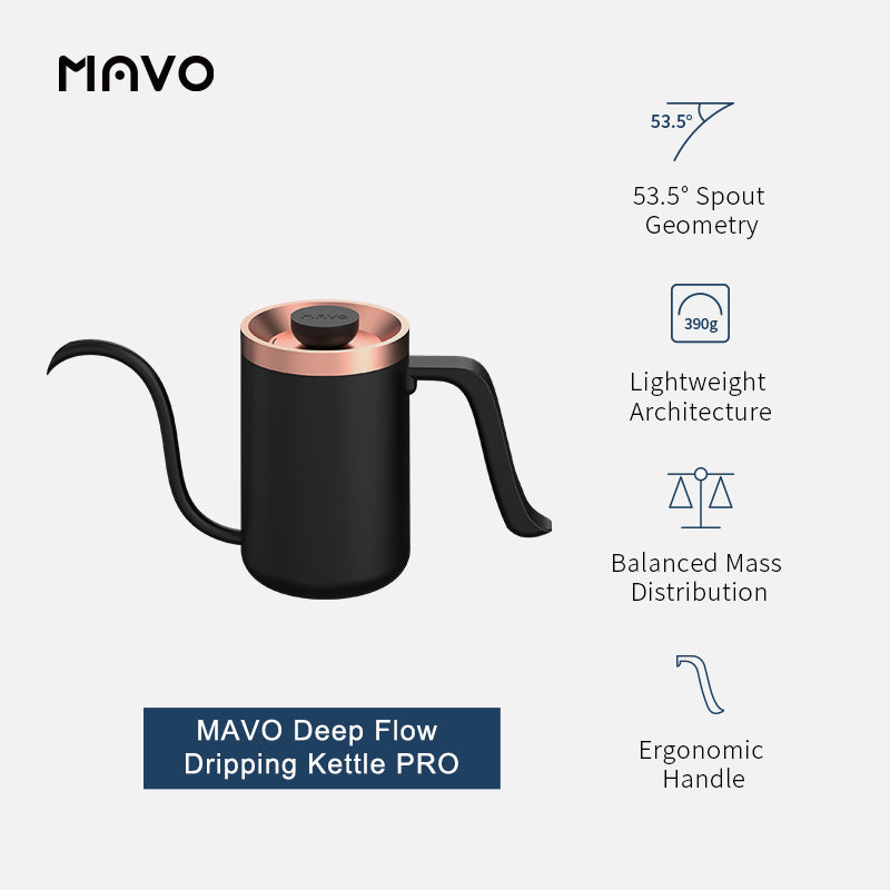 MAVO COFFEE OFFICIAL DEEP FLOW DRIPPING KETTLE PRO COFFEE BREWING TOOLS
