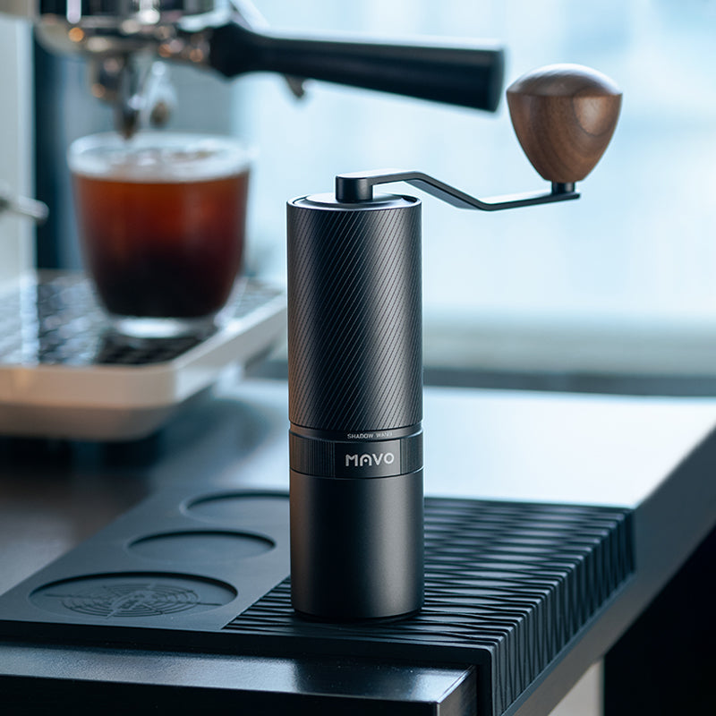 MAVO COFFEE OFFICIAL SHADOW WAND COFFEE GRINDER BLACK MANUAL COFFEE GRINDER