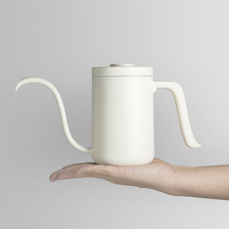 MAVO COFFEE OFFICIAL DEEP FLOW DRIPPING KETTLE PRO WHITE COFFEE BREWING TOOLS
