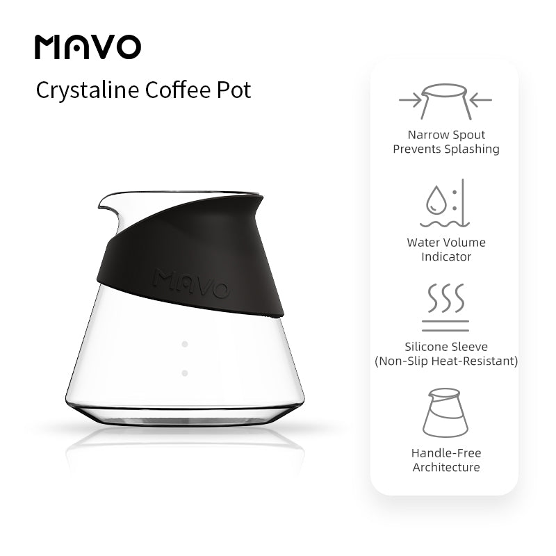 MAVO COFFEE OFFICIAL CRYSTALINE COFFEE POT ACCESSORIES