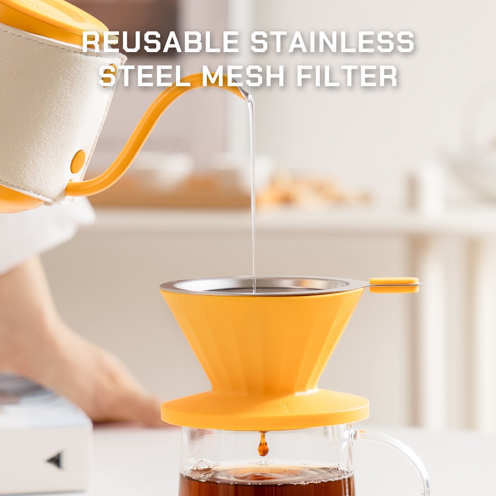 MAVO COFFEE OFFICIAL LITTLE WHALE POUR OVER SET SETS