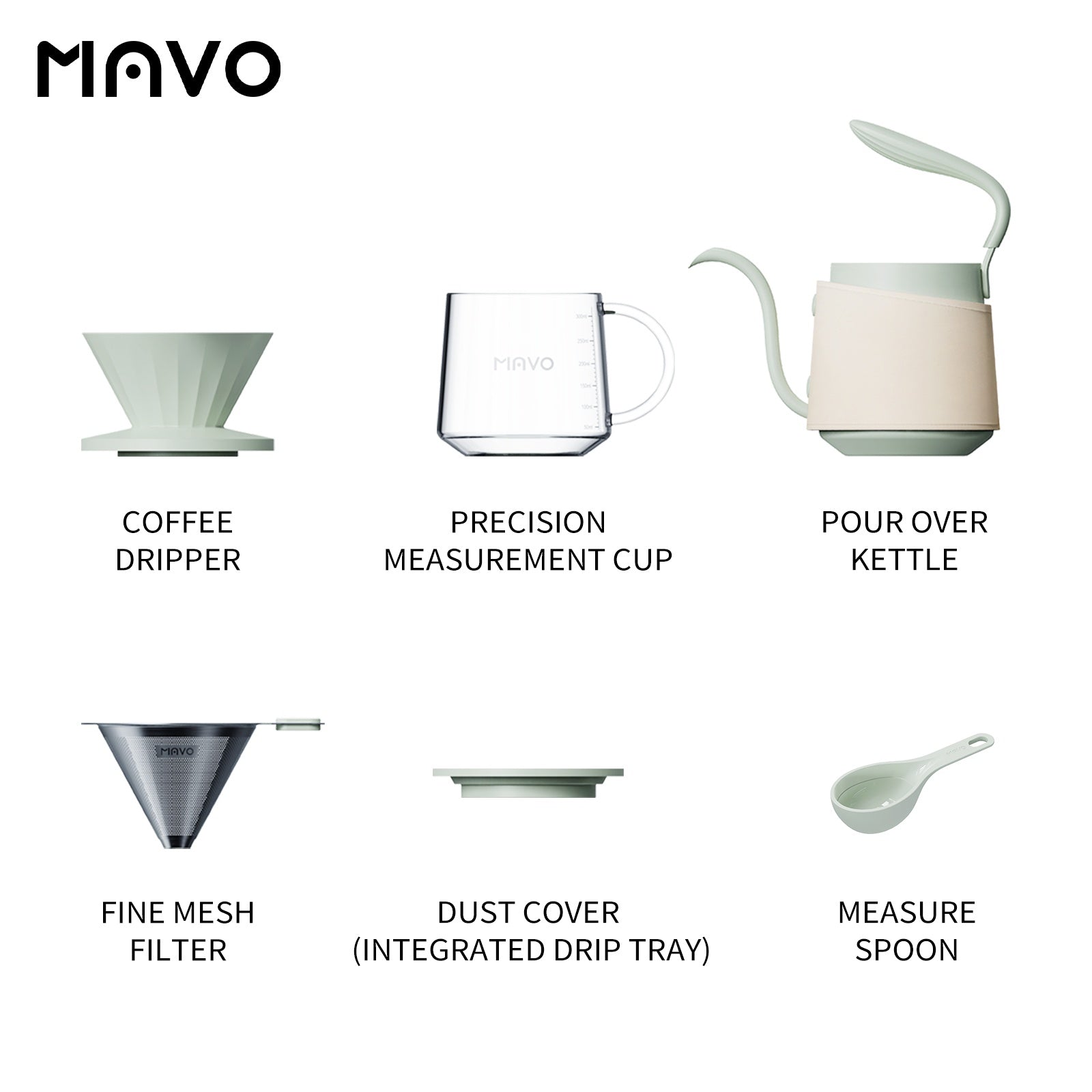MAVO COFFEE OFFICIAL LITTLE WHALE POUR OVER SET SETS