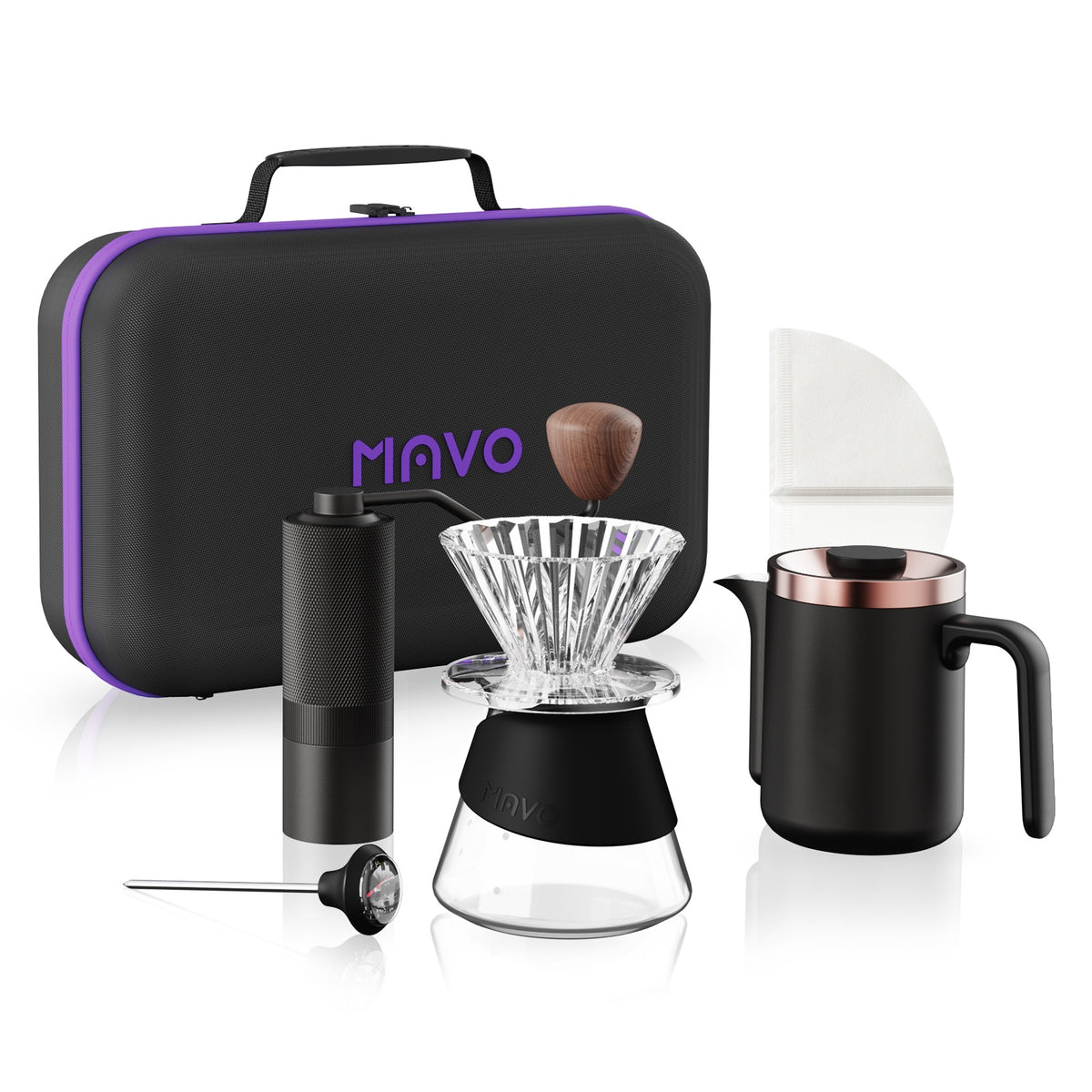 Portable Coffee Tool Kit Box for Home or Outdoor Brewing